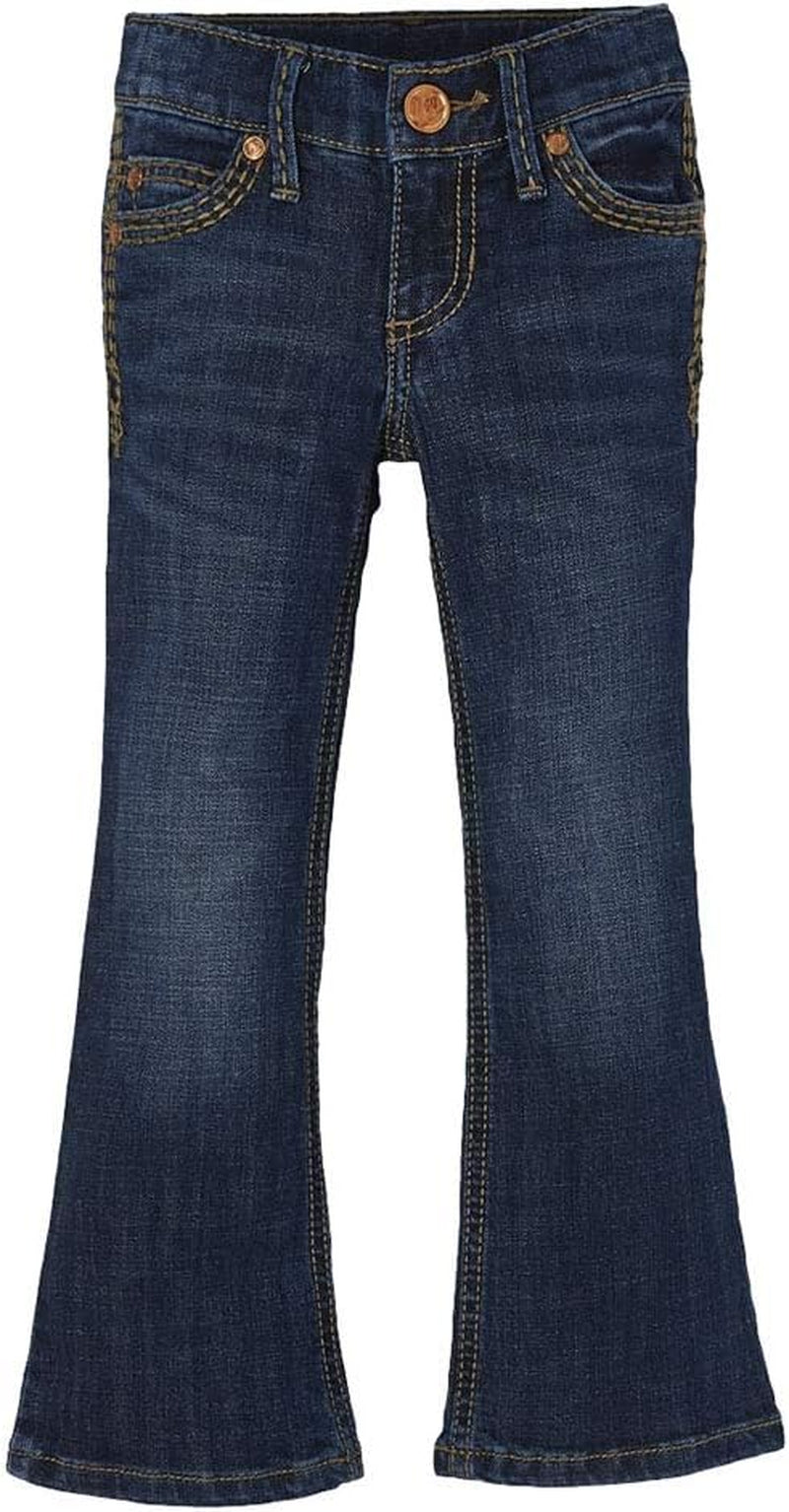 Girl'S Retro Stretch Boot Cut Jeans